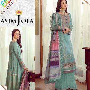 Asim jofa Ladies Suit Eid collection Hit Code QS00163