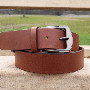 Genuine Leather Belt With Buckle For Men QBL044
