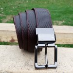 Genuine Leather Double Side Belt With Buckle For Men QBL031