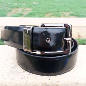 Genuine Leather Belt Double Side Black & Brown Color With Buckle  For Men QBL023
