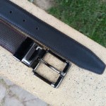 Genuine Leather Double Side Belt With Buckle For Men QBL031