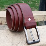 Genuine Leather Belt With Buckle For Men QBL041