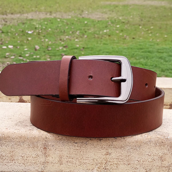 Genuine Leather Belt With Buckle For Men QBL043