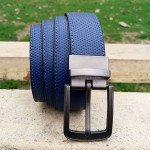 Genuine Leather Double Side Belt With Buckle For Men QBL030