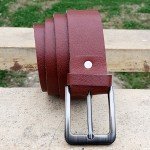 Genuine Leather Belt With Buckle For Men QBL041