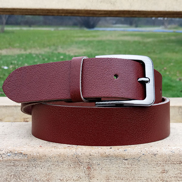 Genuine Leather Belt With Buckle For Men QBL041