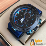 Exponi Men Rubber Watch With Blue Beautiful Rubber Band
