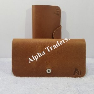Genuine AT00361 Leather Pull Wallet