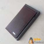 Bovis WL128 Stylish Leather Long Wallet Brown