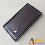 Bovis WL132 Original Leather Long Wallet designed Brown