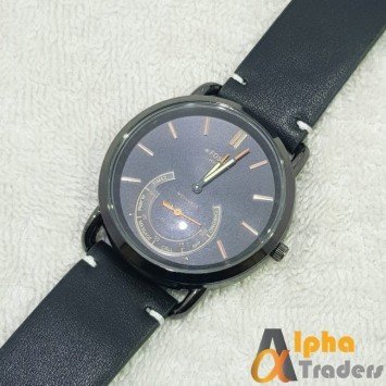 Fossil 8009B Watch Leather Strap With Down Seconds