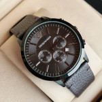 Emporio Armani AR-2462  Strap Black Chronograph Watch With Date