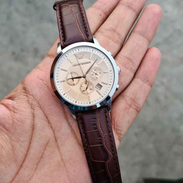 Emporio Armani AR-2433 Chronograph Watch With Date