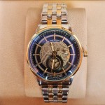 True Worth 2341  Gold & Black  Chain Strap Watch