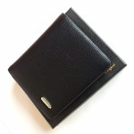Bogesi WL117 Black Book Leather Wallet
