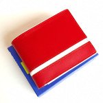 Red WL106 Genuine Leather Wallet (Export Quality)